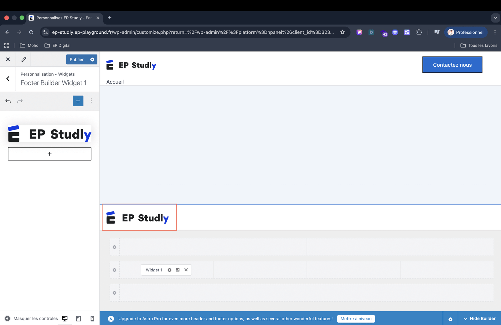 Prévisualisation de votre logo