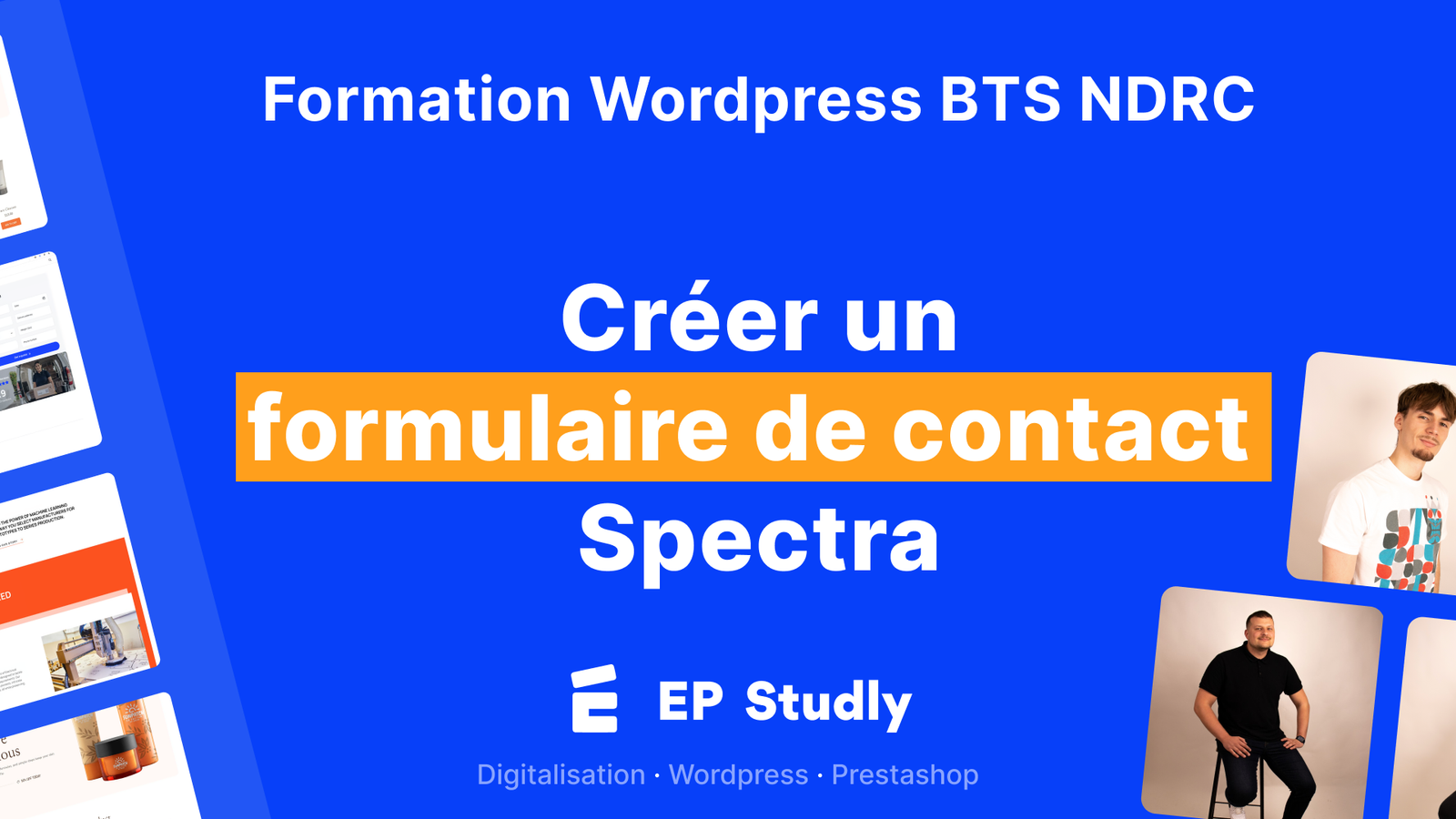 Créer un formulaire de contact WordPress avec Spectra