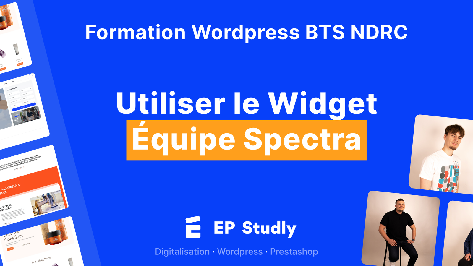 Utiliser le Widget Équipe Spectra