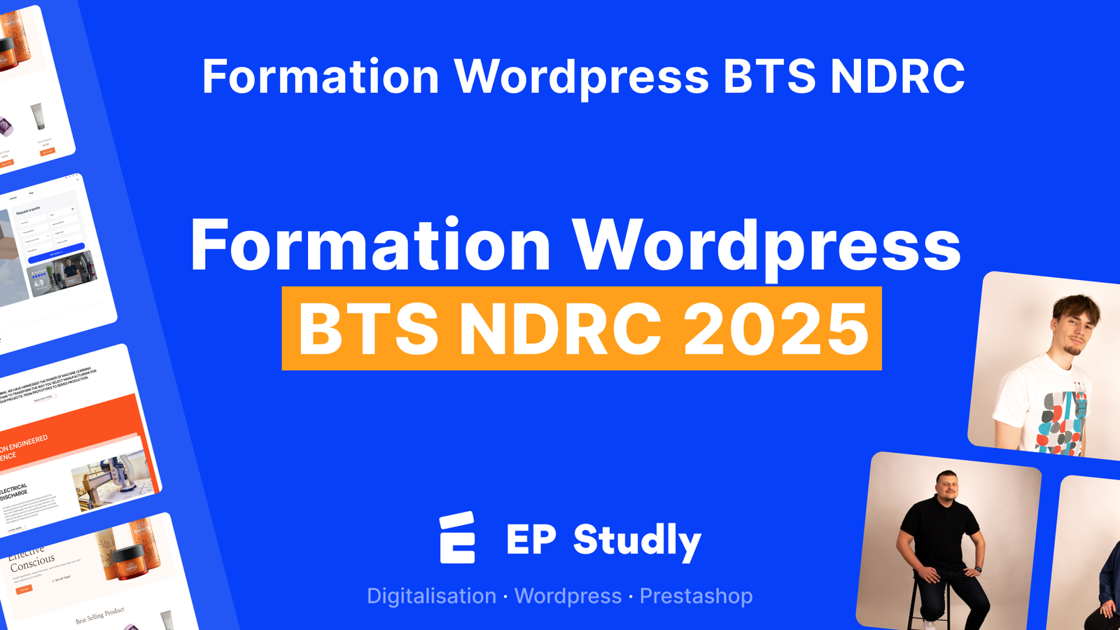 Formation Wordpress BTS NDRC 2025