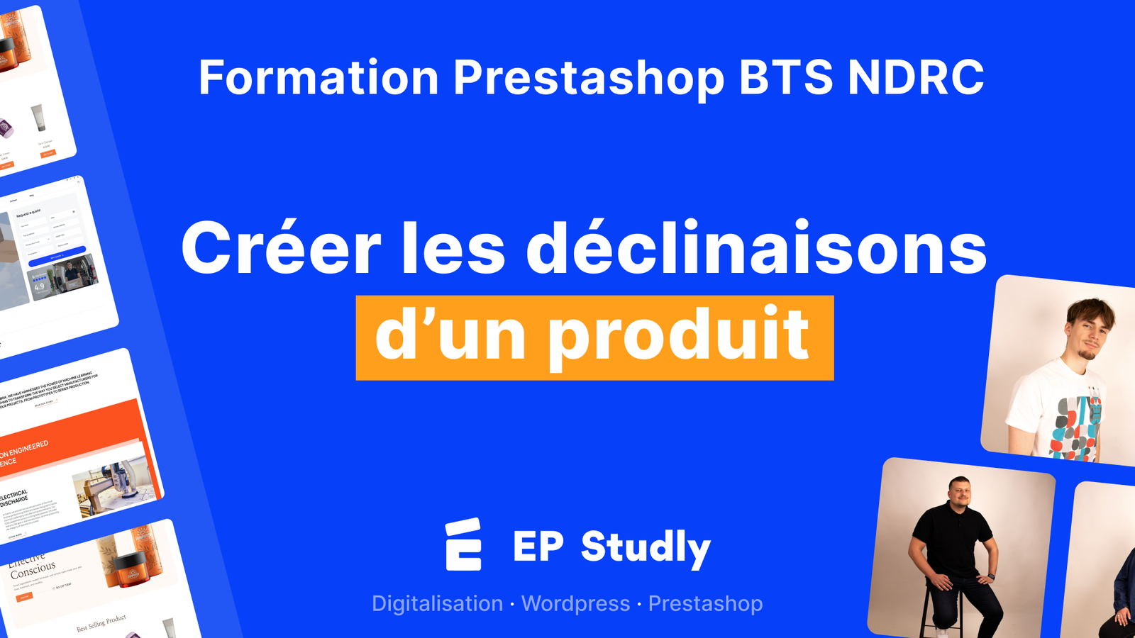 2.5 Créer les déclinaisons d’un produit