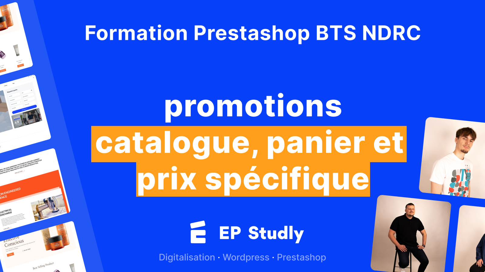 3.4 Créer des promotions catalogue, panier et prix spécifique