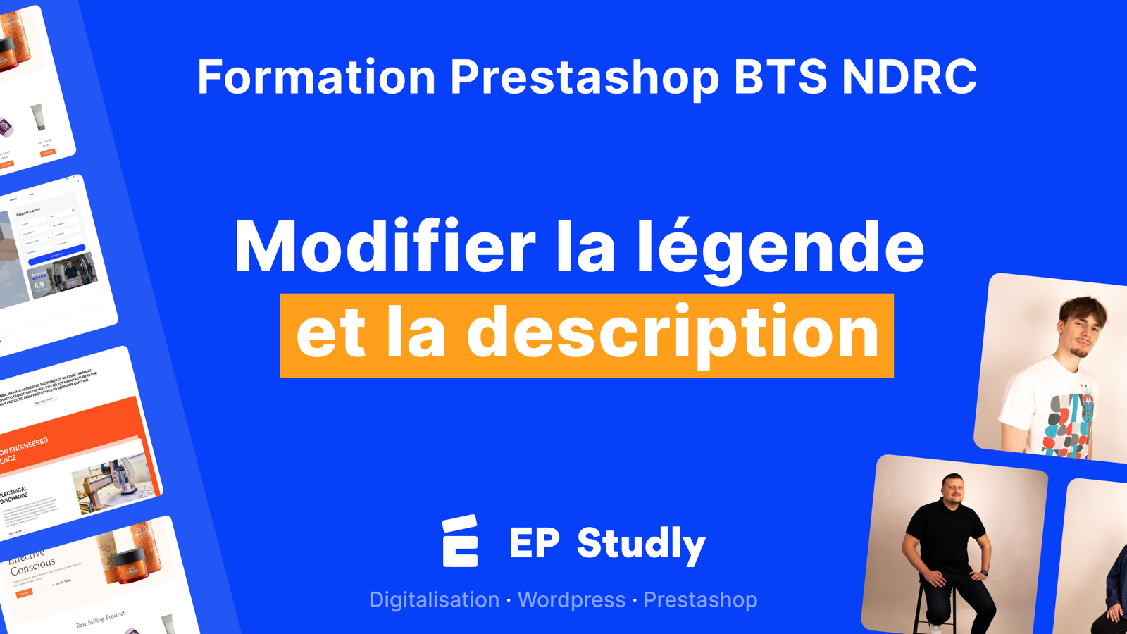 4.1 Modifier la légende et la description