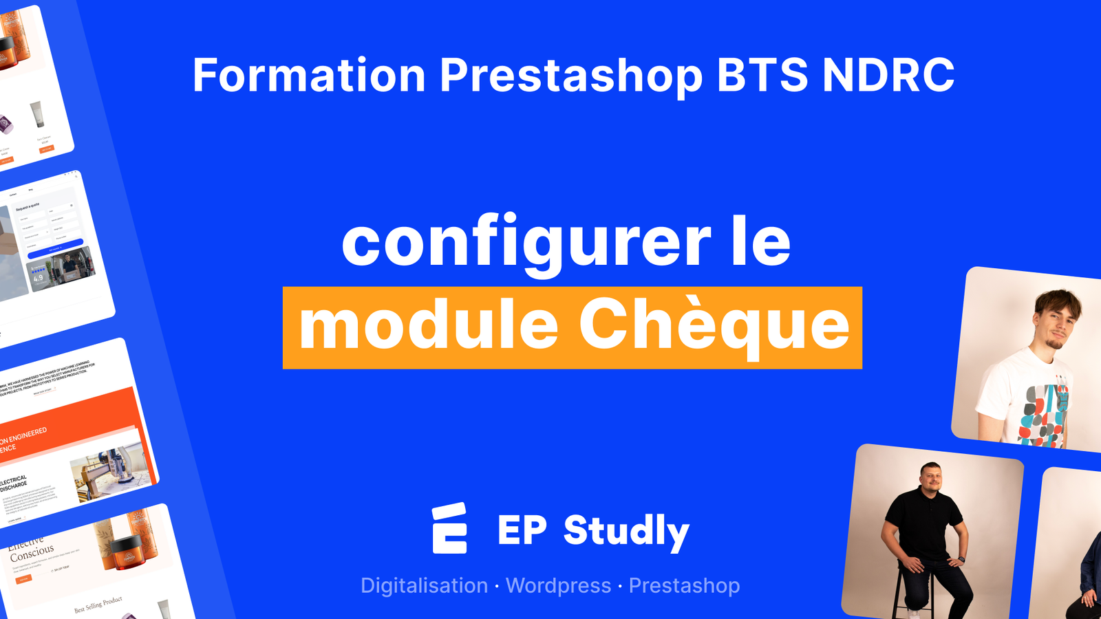 5.8 Activer/désactiver et configurer le module Chèque