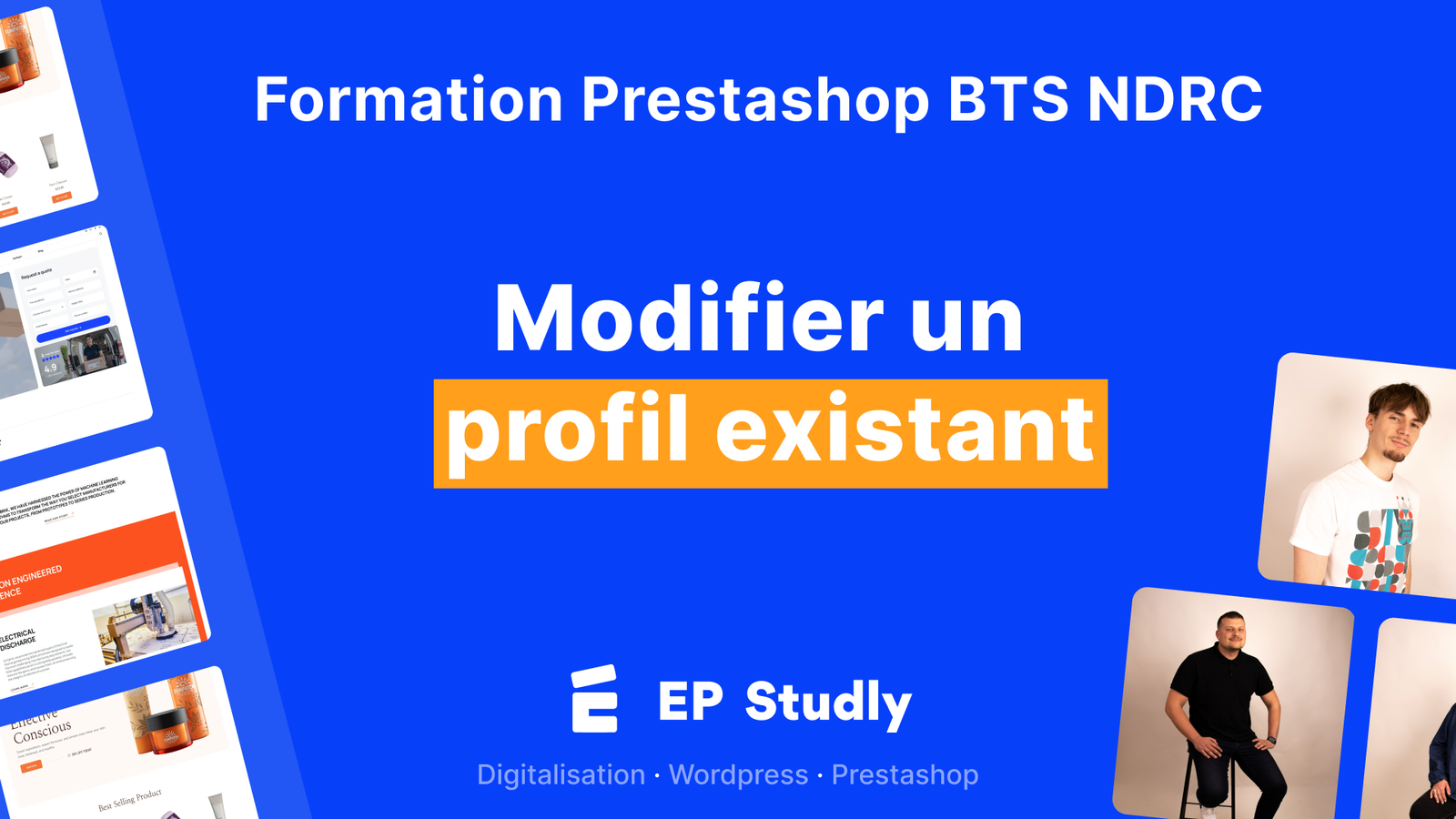 8.4 Modifier un profil existant