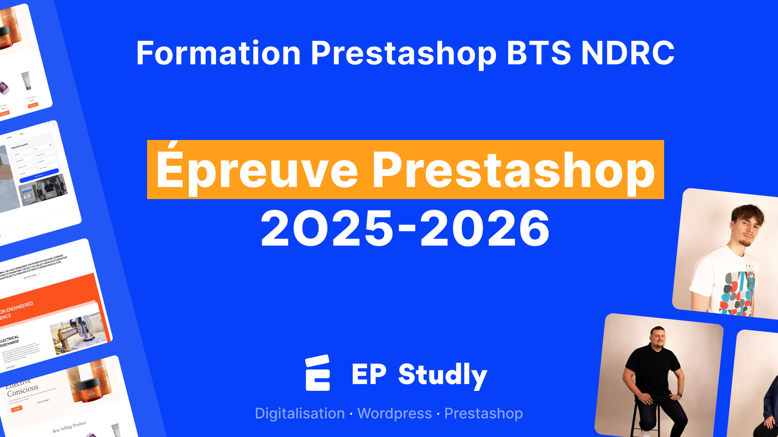 Parcours de Formations Prestashop BTS NDRC 2025 2026